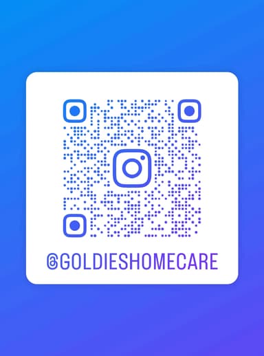 Instagram QR code for Goldies Homecare